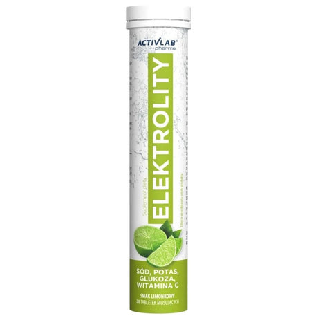 Activlab Pharma Electrolytes, Lime - 20 Effervescent Tablets