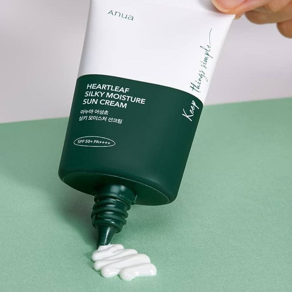 Anua Heartleaf Silky Moisture Sunscreen SPF 50+ PA++++ - 50 ml
