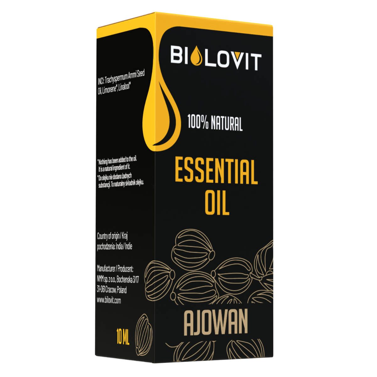 Bilovit Ajowan Essential Oil - 10 ml