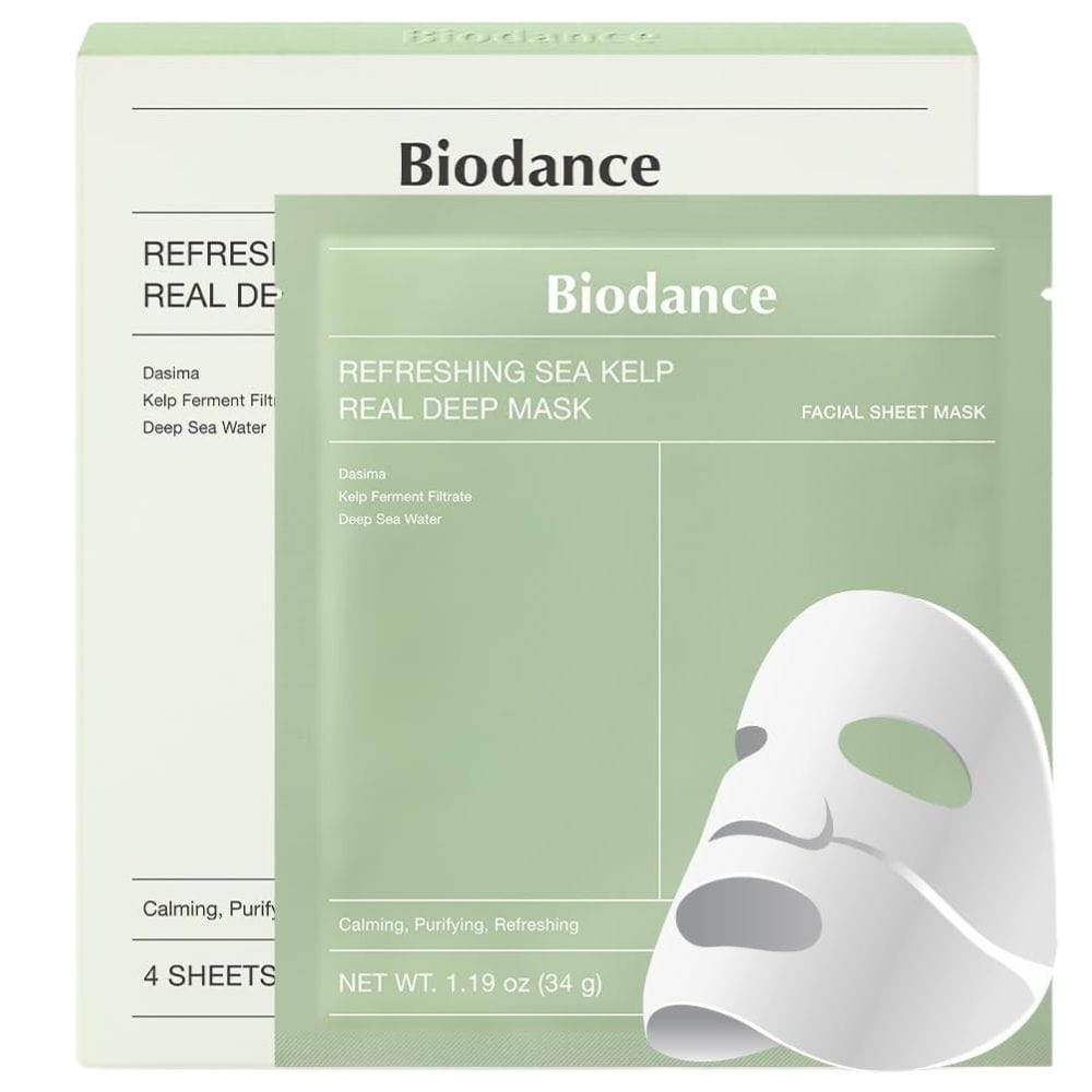 Biodance Refreshing Sea Kelp Real Deep Mask - 4 Pieces