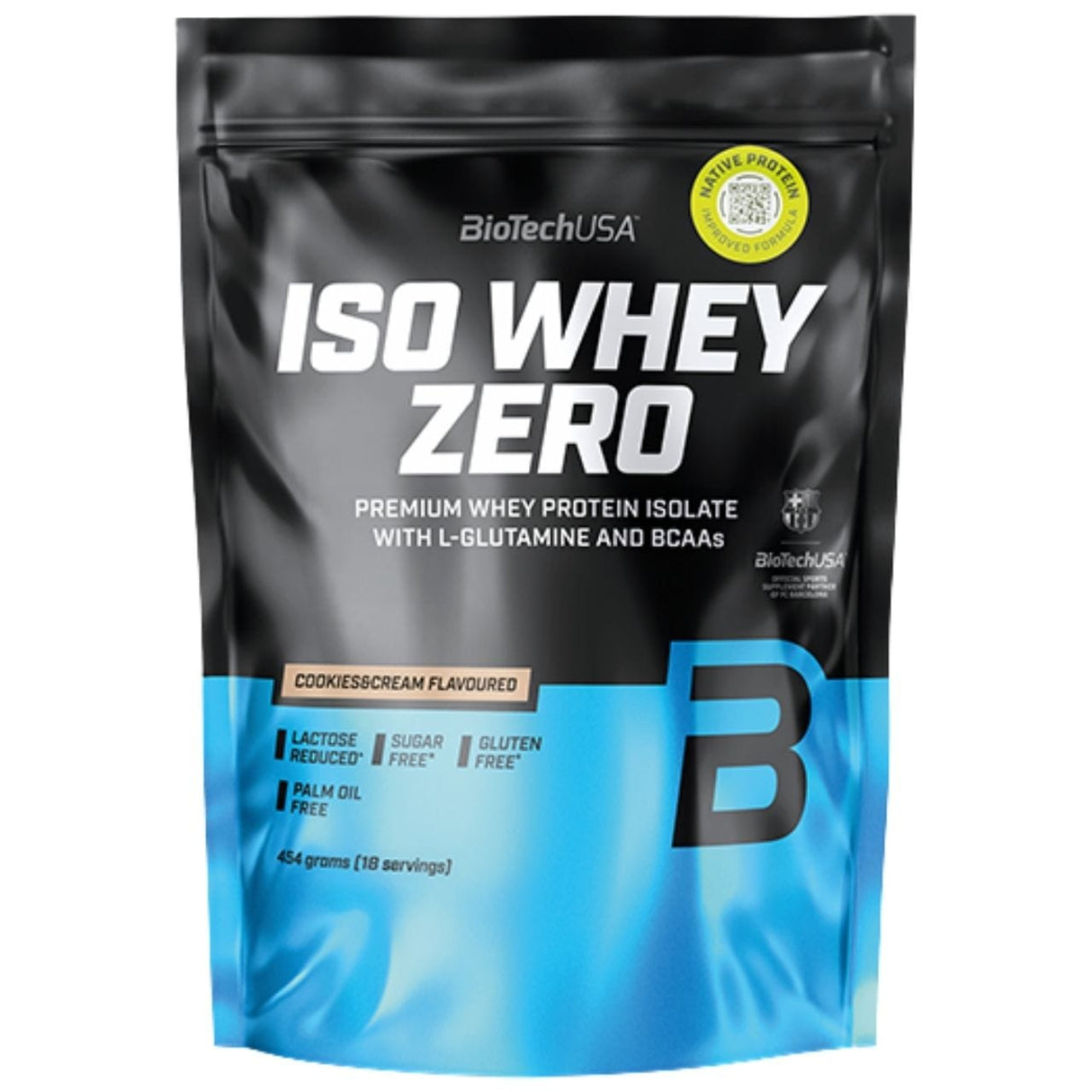 BioTech USA Iso Whey Zero, Cream Cookie - 454 g