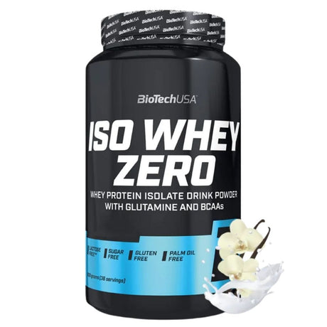 BioTech USA Iso Whey Zero Isolate, Vanilla Flavoured - 908 g
