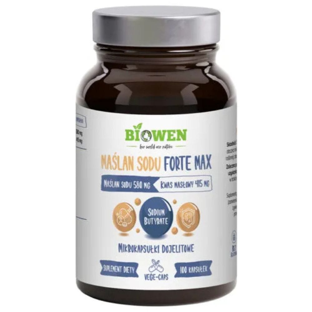 Biowen Sodium Butyrate Forte Max 580 mg - 100 Capsules