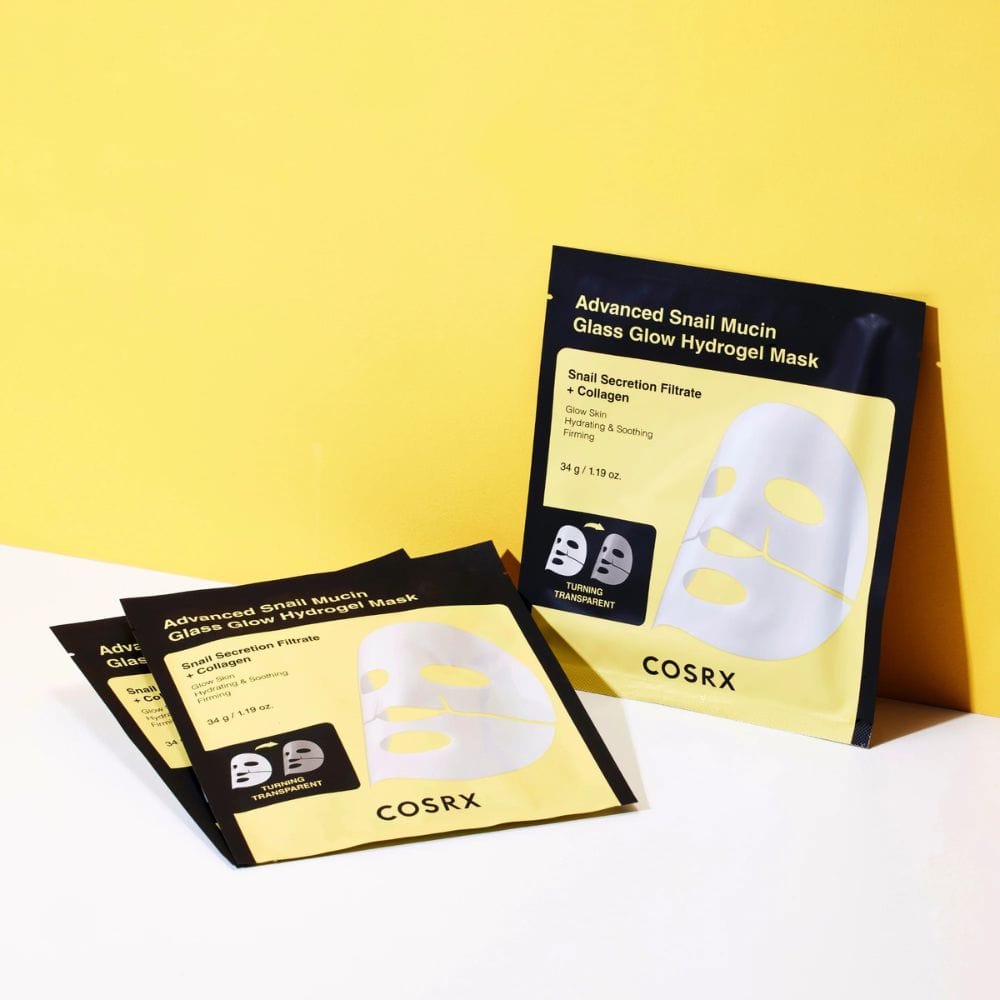 COSRX Advanced Snail Mucin Glass Glow Hydrogel Mask  - 3 Pieces