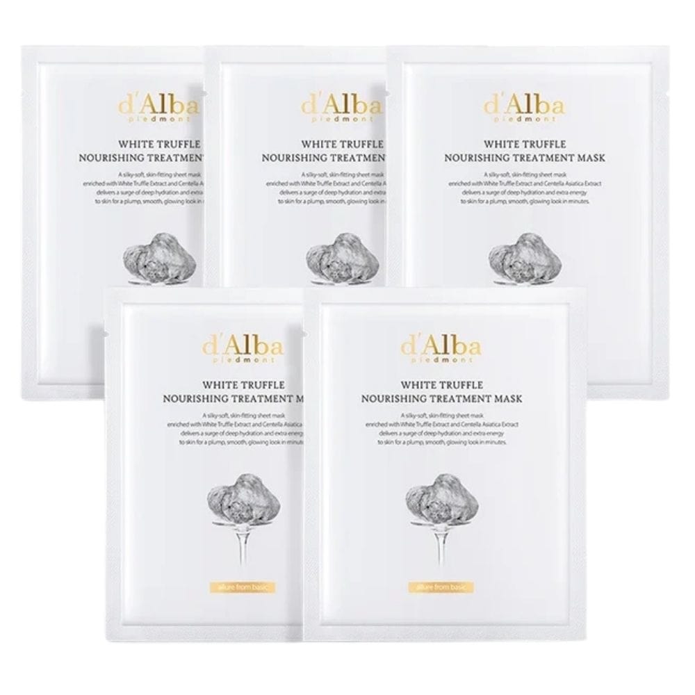 d'Alba White Truffle Nourishing Treatment Mask - 5 Pieces