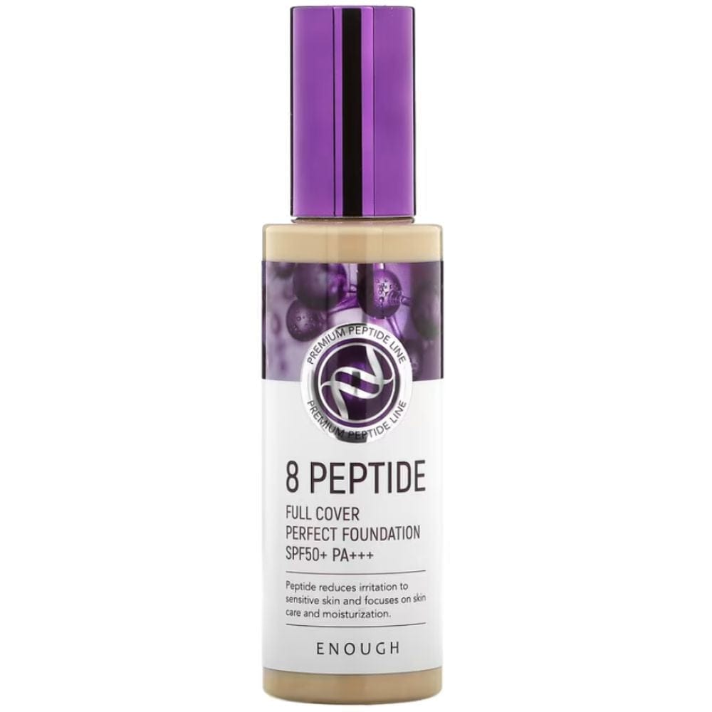 Enough 8 Peptide Full Cover Perfect Foundation SPF 50+ PA+++ Shade 21 - 100 ml