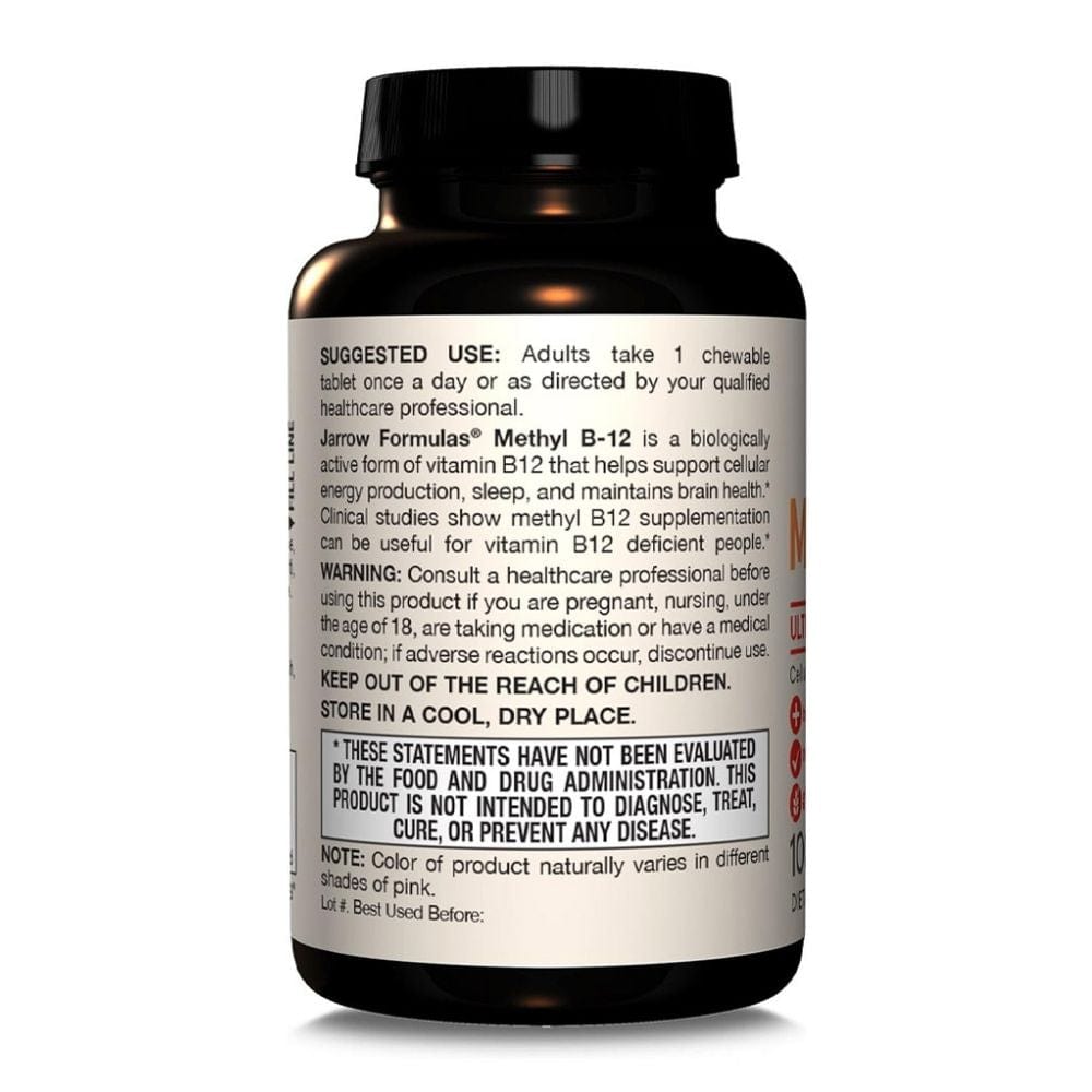 Jarrow Formulas Methyl B-12 2500 mcg - 100 Tablets