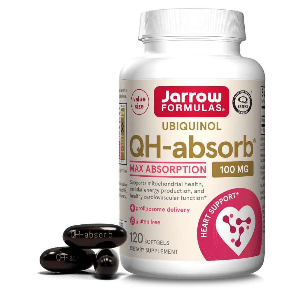Jarrow Formulas Ubiquinol QH-absorb (Ubichinol) 100 mg - 120 Capsules