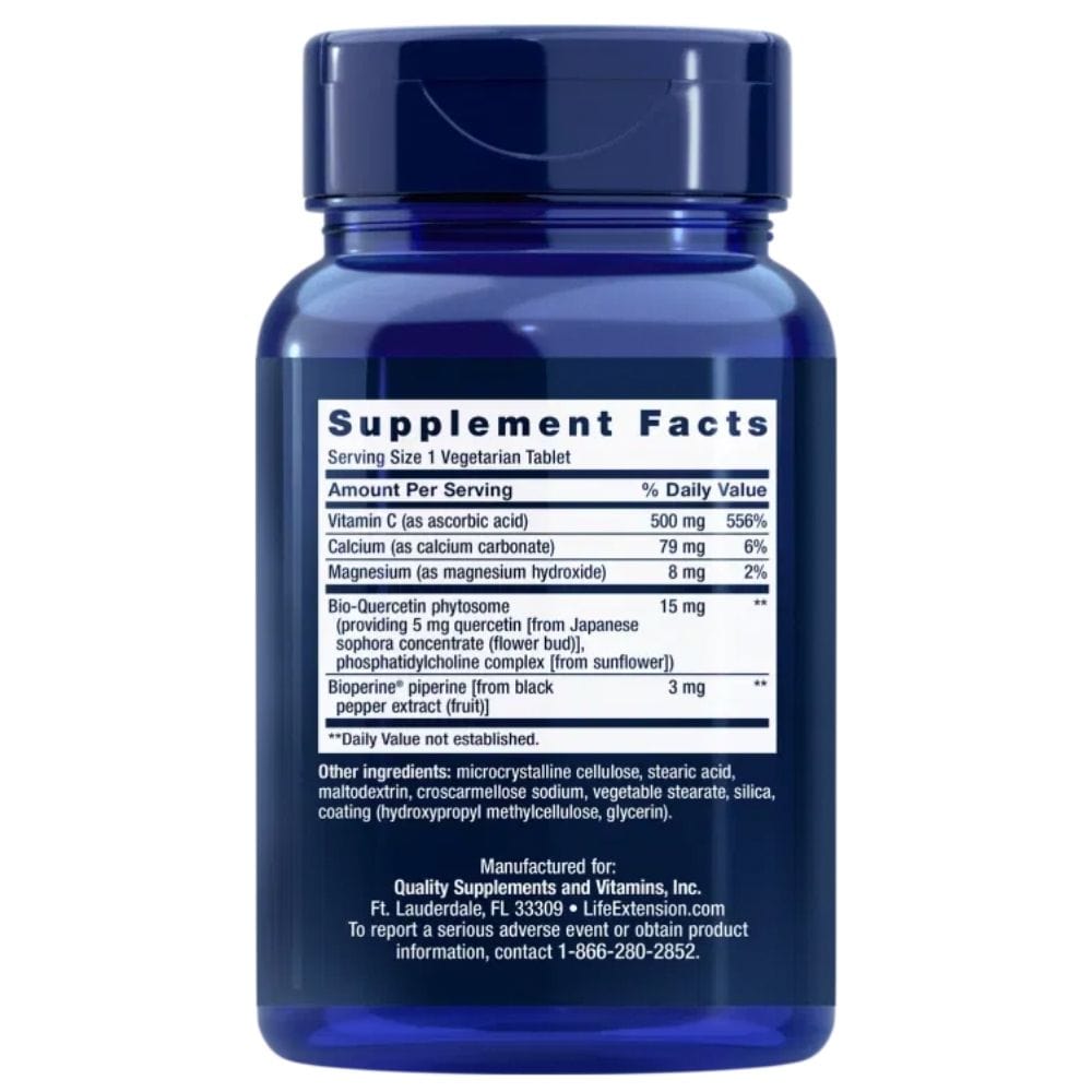 Life Extension Fast-C® and Bio-Quercetin Phytosome - 60 Tablets