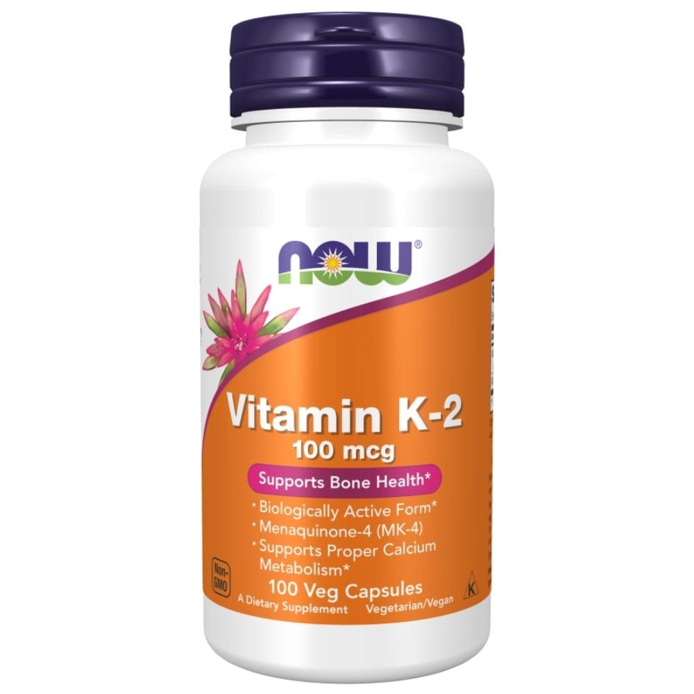 Now Foods Vitamin K2 MK-4 100 mcg - 100 Veg Capsules