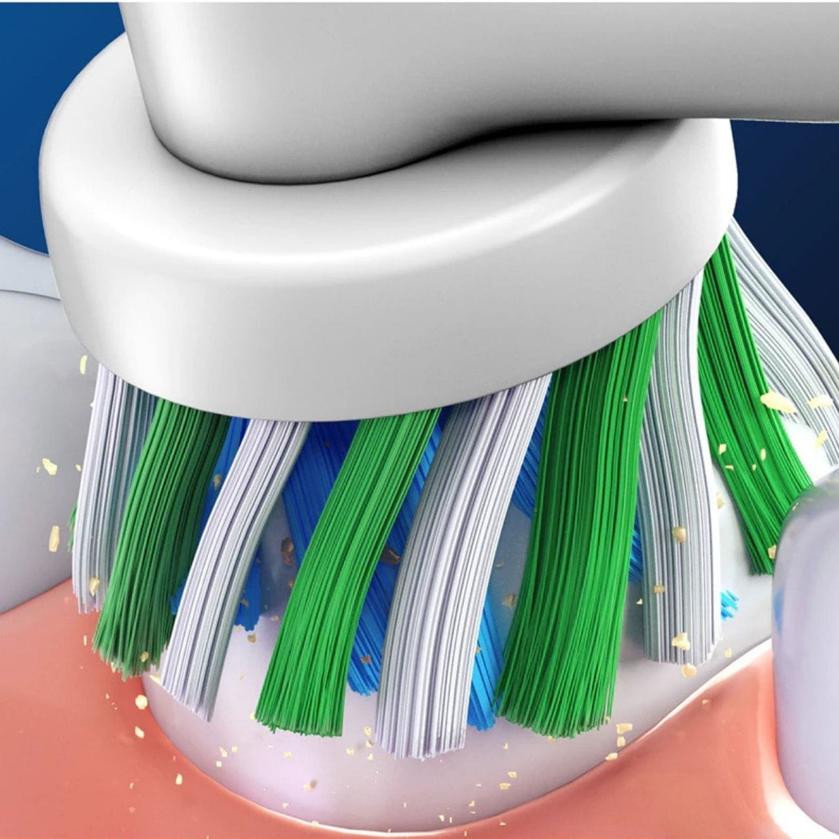 Oral-B Heads Cross Action Electric Toothbrush Heads, White - 6 Pieces