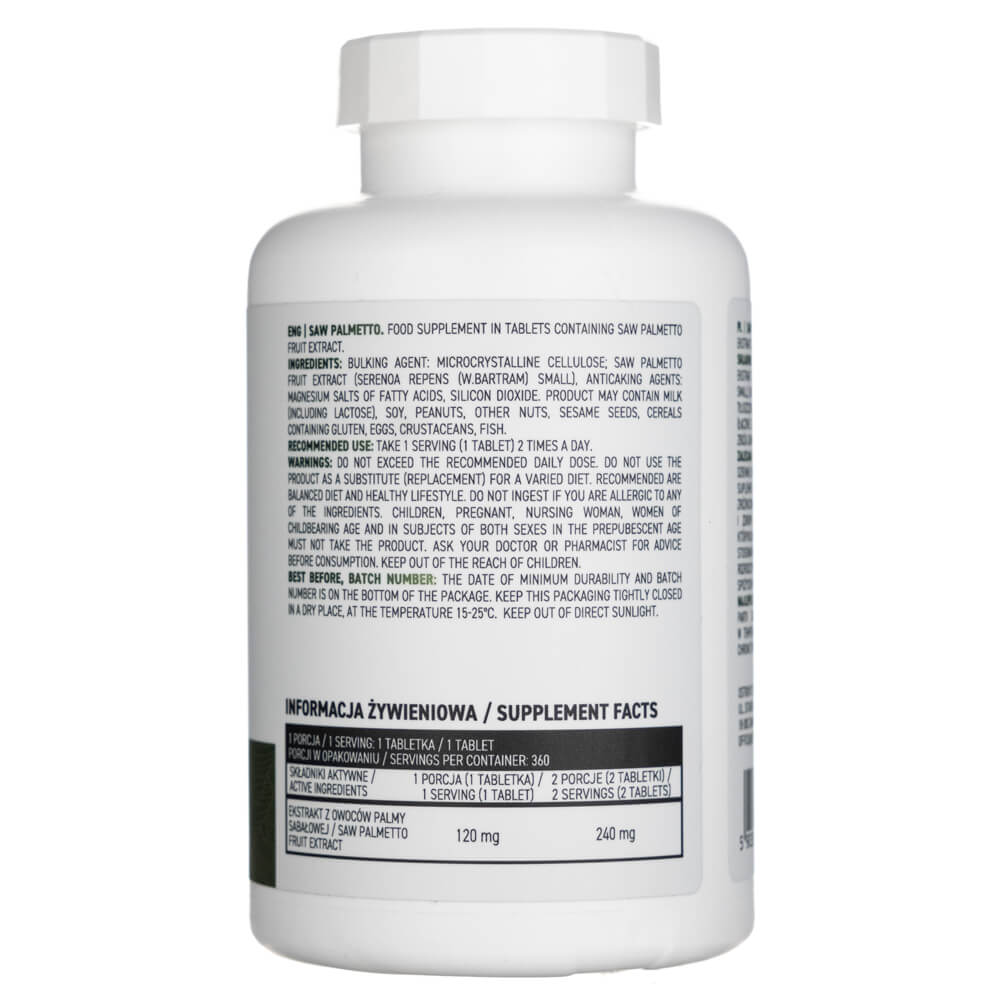 Ostrovit Saw Palmetto - 360 Tablets