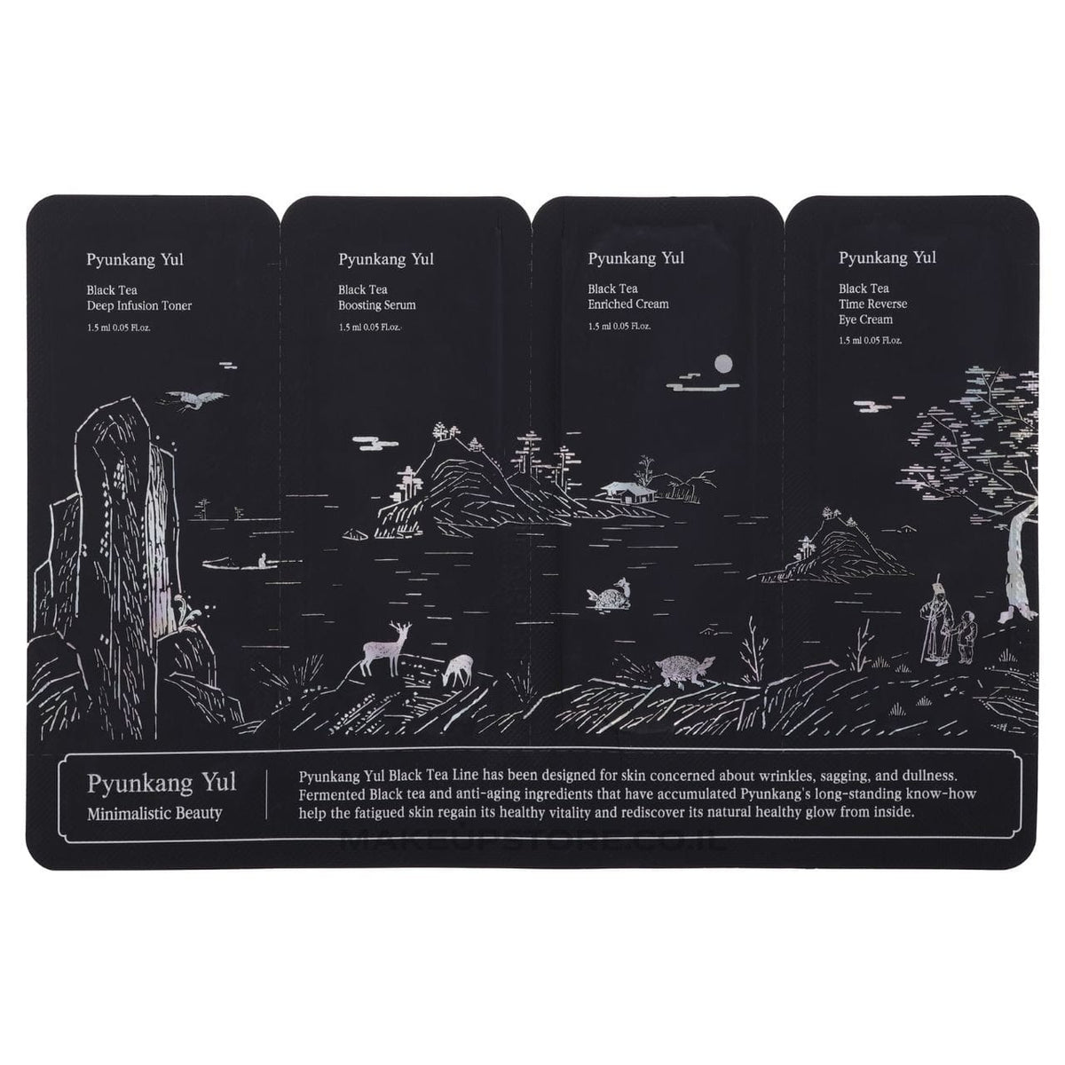 Pyunkang Yul Black Tea Sample Pouch - 4 x 1.5 ml