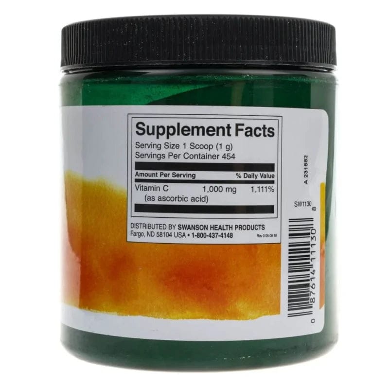 Swanson Vitamin C Powder 1000 mg - 454 g