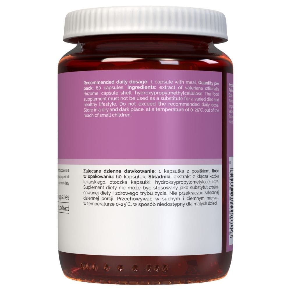 Vitaler's Valerian 500 mg - 60 Capsules