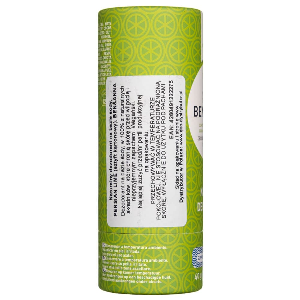 Ben&Anna Natural Deodorant Persian Lime - 40 g
