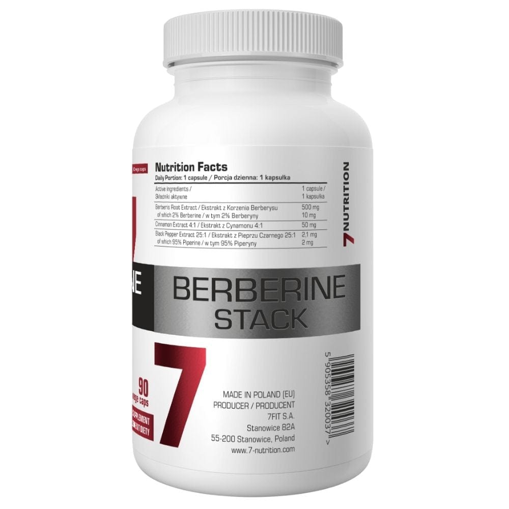7Nutrition Berberine Stack 500 mg - 90 Capsules
