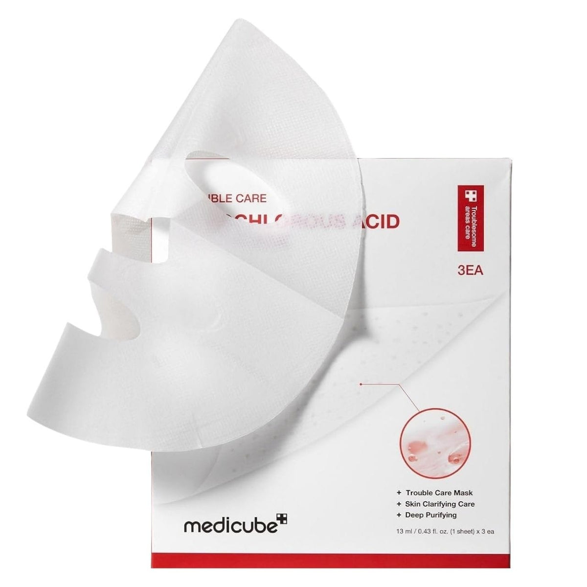 Medicube Hypochlorous Acid Peel Mask - 3 Pieces