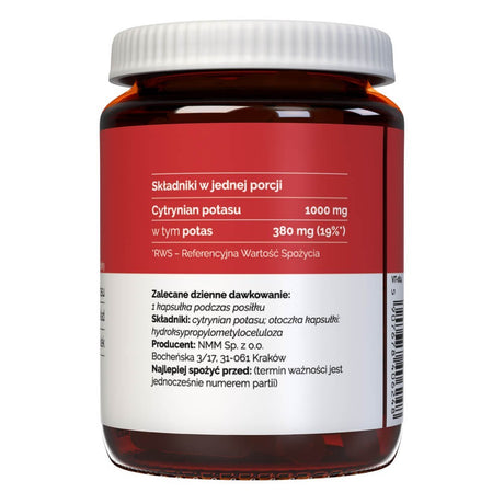 Vitaler's Kālija citrāts 380 mg - 60 kapsulas