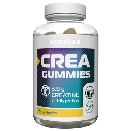 Activlab Crea Gummies, Creatine Monohydrate, Lemon-Lime - 60 Gummies