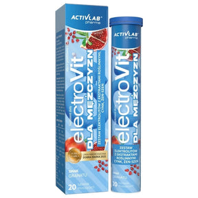 Activlab ElectroVit for Men, Pomegranate - 20 Effervescent Tablets