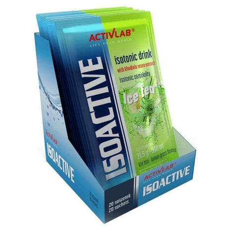 Activlab Isoactive Isotonic with Rhodiola, Lemongrass Tea - 20 Sachets