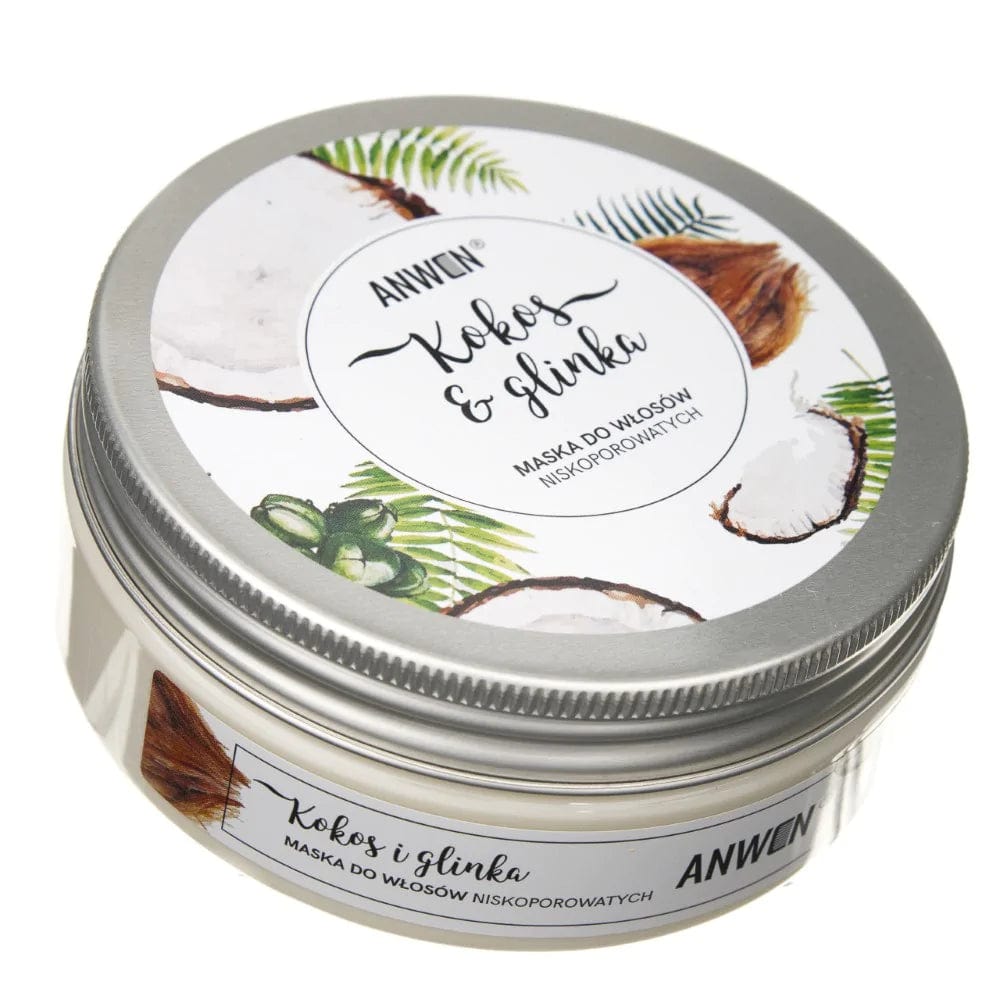 Anwen Low-Period Hair Mask Coconut and Clay - 200 ml