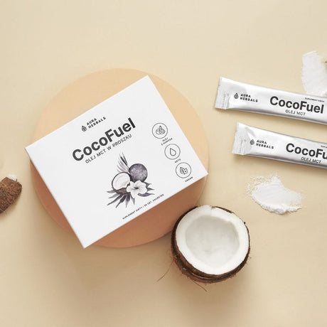 Aura Herbals Coco Fuel, MCT Oil 7000 mg - 30 Sachets