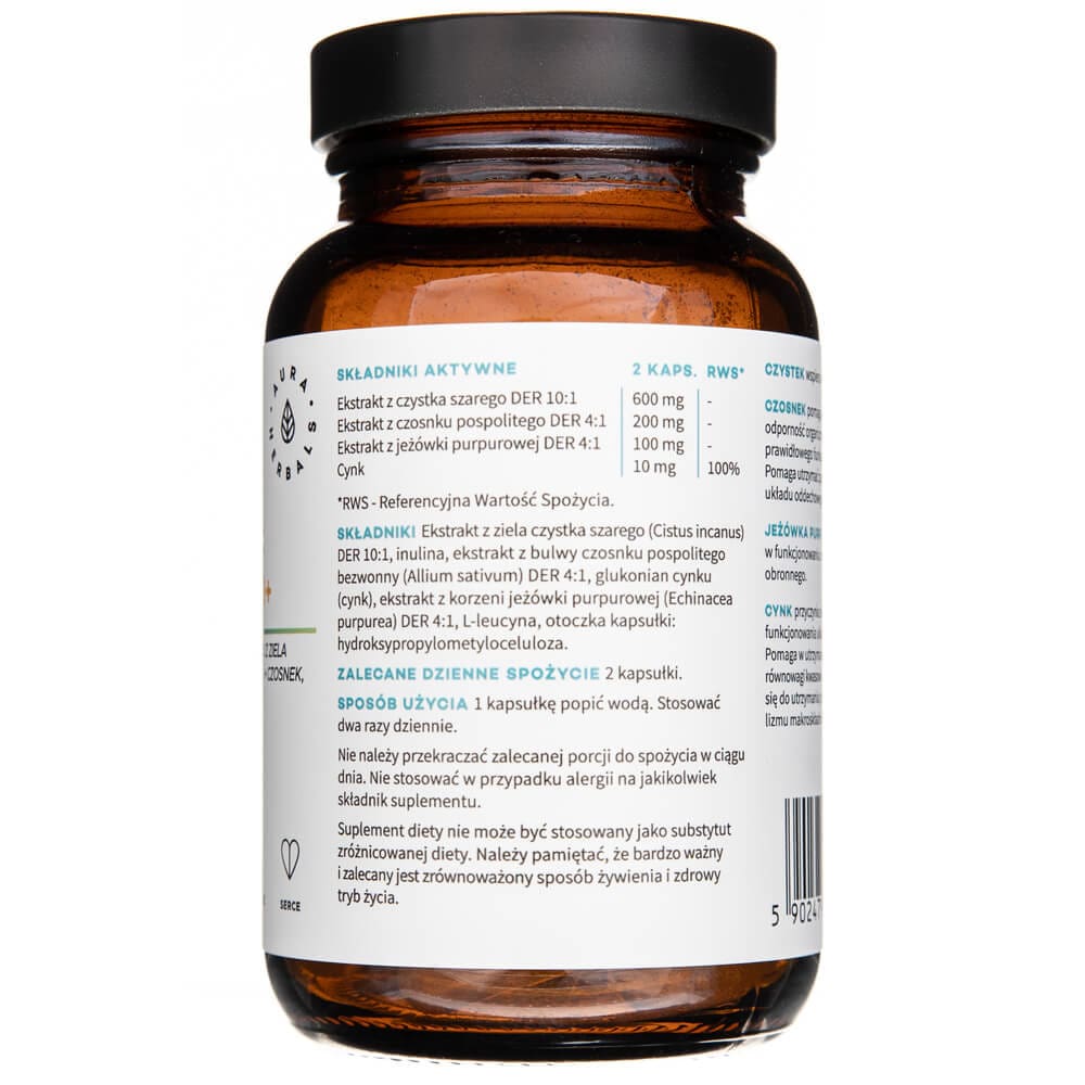 Aura Herbals Grey Chaste Immuno+ - 60 Capsules