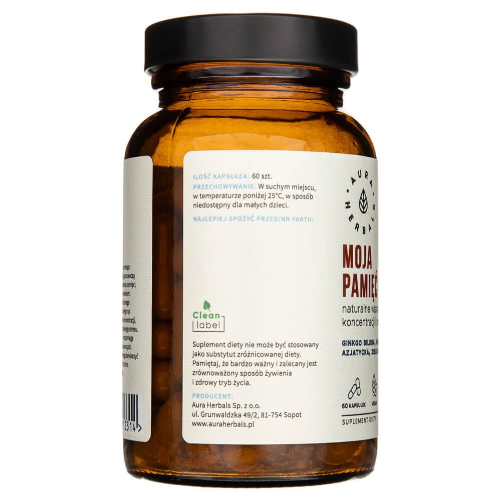 Aura Herbals My Memory Concentration and Focus - 60 Capsules