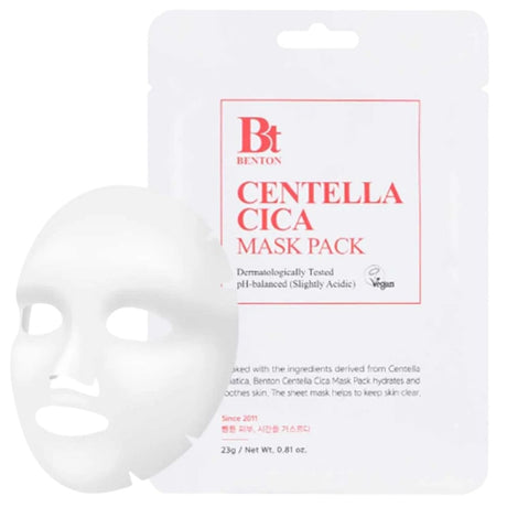 Benton Goodbye Redness Centella Soothing Sheet Mask – 10 Pieces