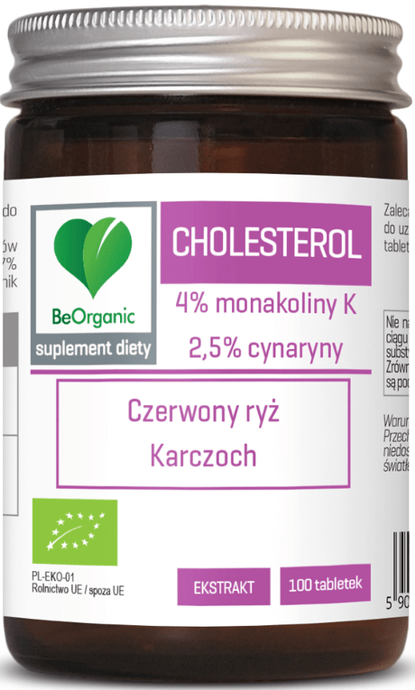 BeOrganic Cholesterol BIO (Red Rice, Artichoke) - 100 Tablets