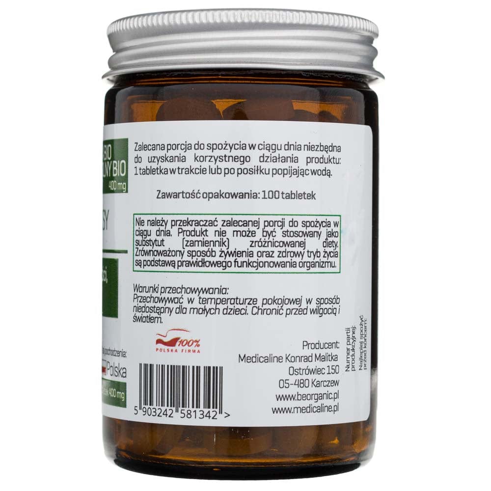 BeOrganic Nettle Horsetail 400 mg - 100 Tablets