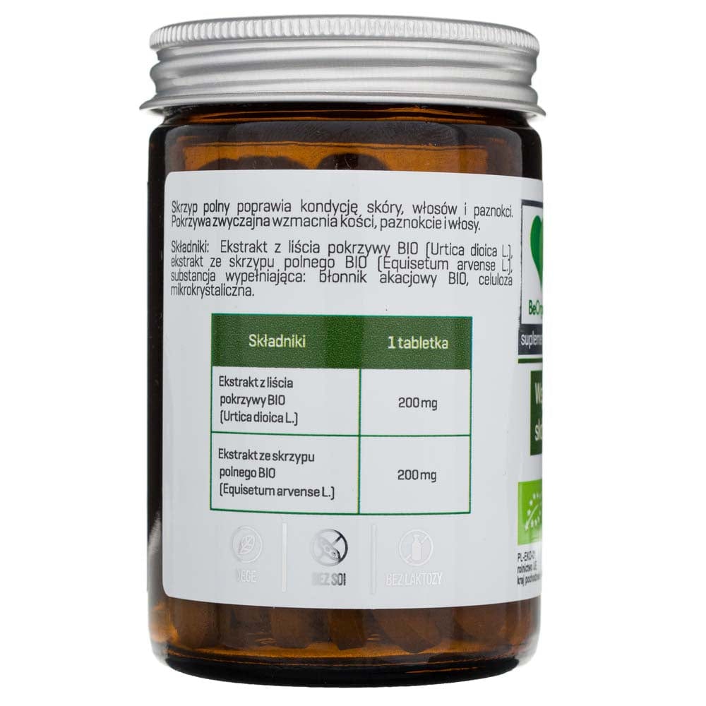 BeOrganic Nettle Horsetail 400 mg - 100 Tablets