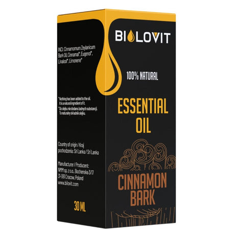 Bilovit Cinnamon Bark Essential Oil - 30 ml