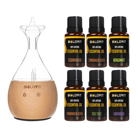 Bilovit Essential Oil Nebuliser Set + 6 Essential Oils