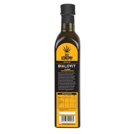 Bilovit Hemp Oil Cold Pressed - 500 ml