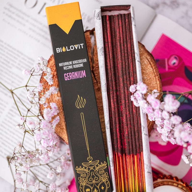 Bilovit Natural Aromatic Incense Sticks Geranium - 40 g