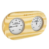 Bilovit Pine Sauna Thermometer with Hygrometer