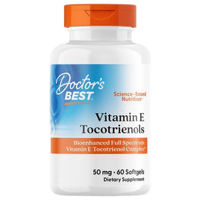 Doctor's Best Vitamin E Tocotrienols 50 mg - 60 Capsules