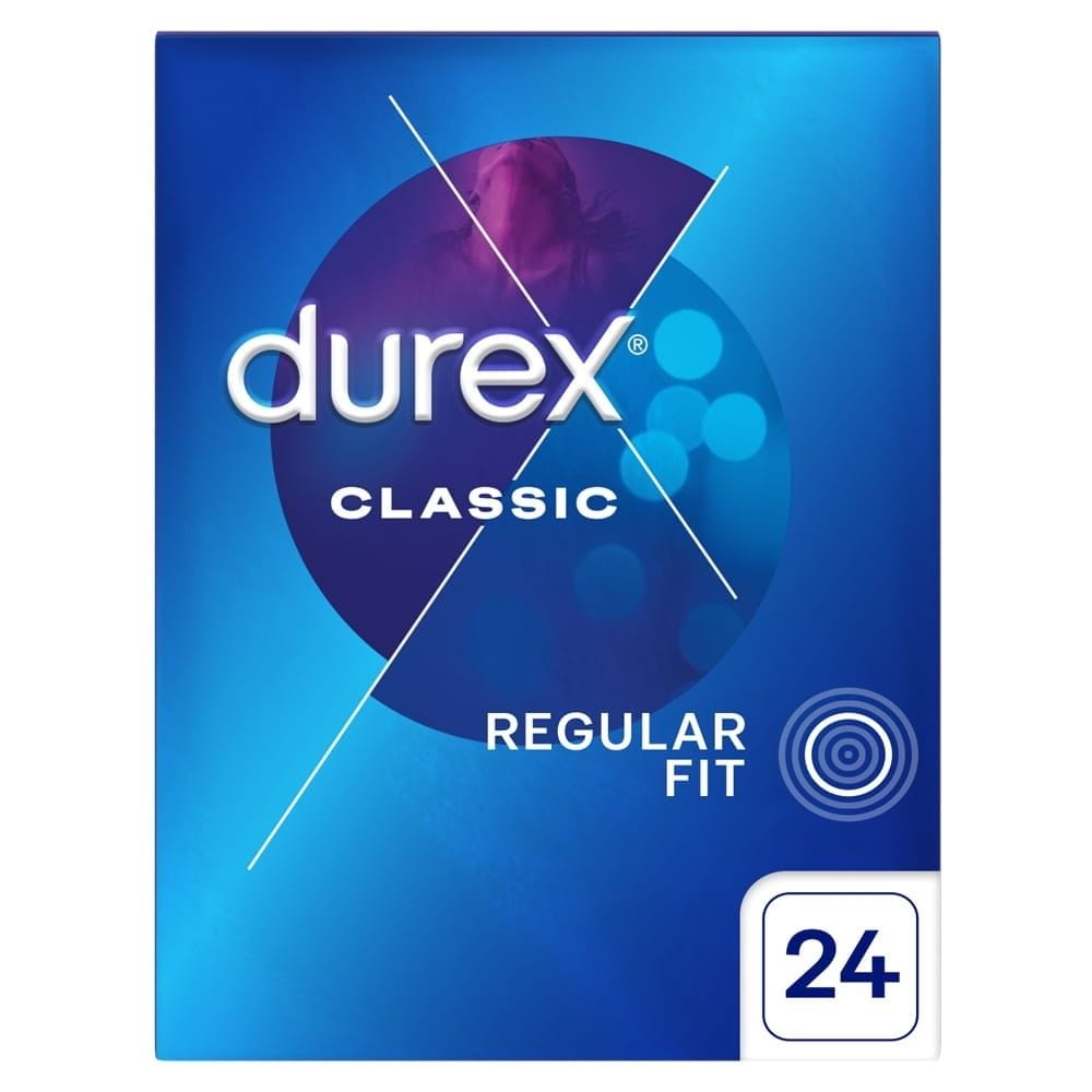 Durex Classic Condoms - 24 pieces