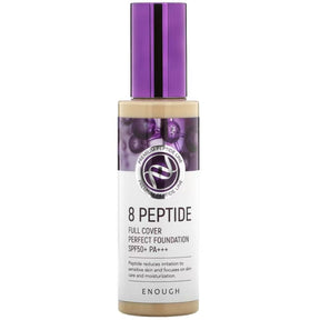 Enough 8 Peptide Full Cover Perfect Foundation SPF 50+ PA+++ Shade 21 - 100 ml