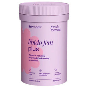 Formeds Female Formula Libido Fem Plus, Plant Extracts for Women - 60 Capsules