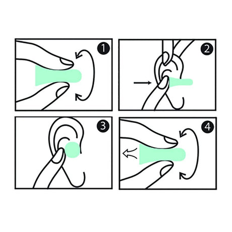 Haspro Multi10 Universal Earplugs Mint - 10 pairs