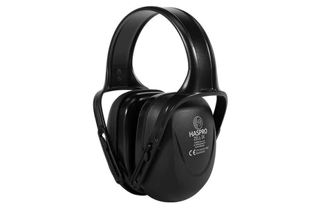 Haspro ZELL-3X Protective Earmuffs - Black