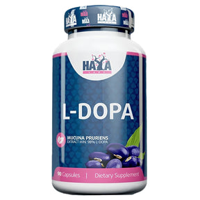 Haya Labs Mucuna Pruriens 98% L-DOPA Extract - 90 Capsules