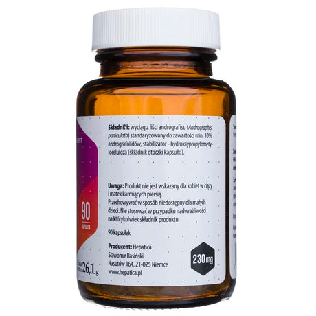 Hepatica Andrographis - 90 Capsules