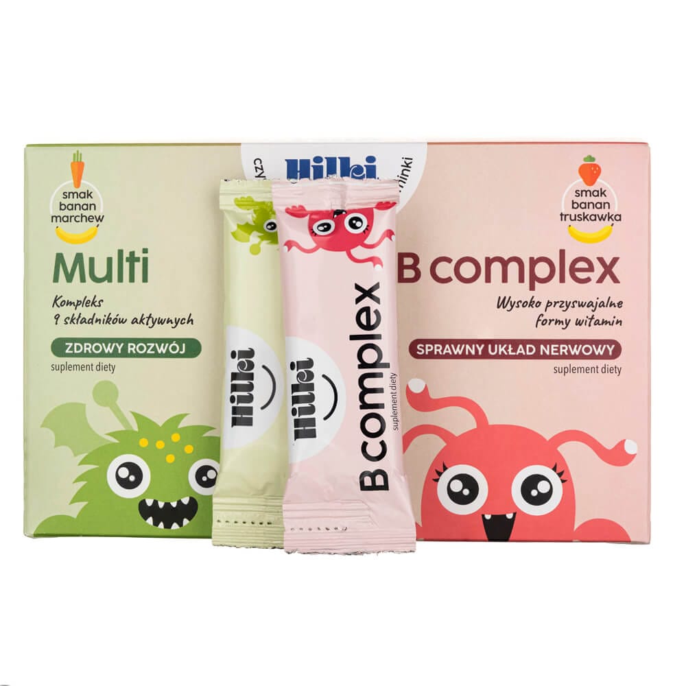 Hilki Multi + B Complex Set for Children - 30+30 Sachets