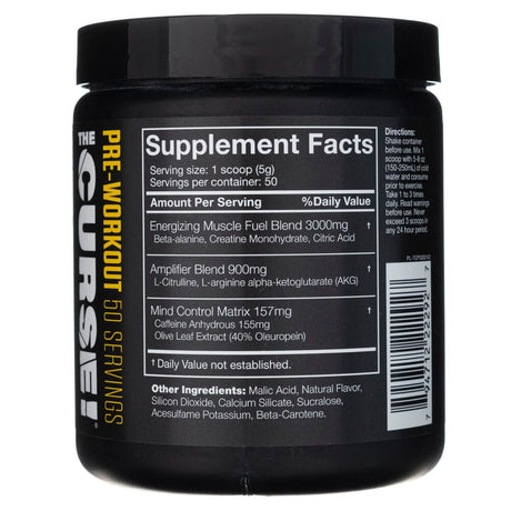 JNX Sports The Curse! Pre-Workout, Pineapple - 250 g