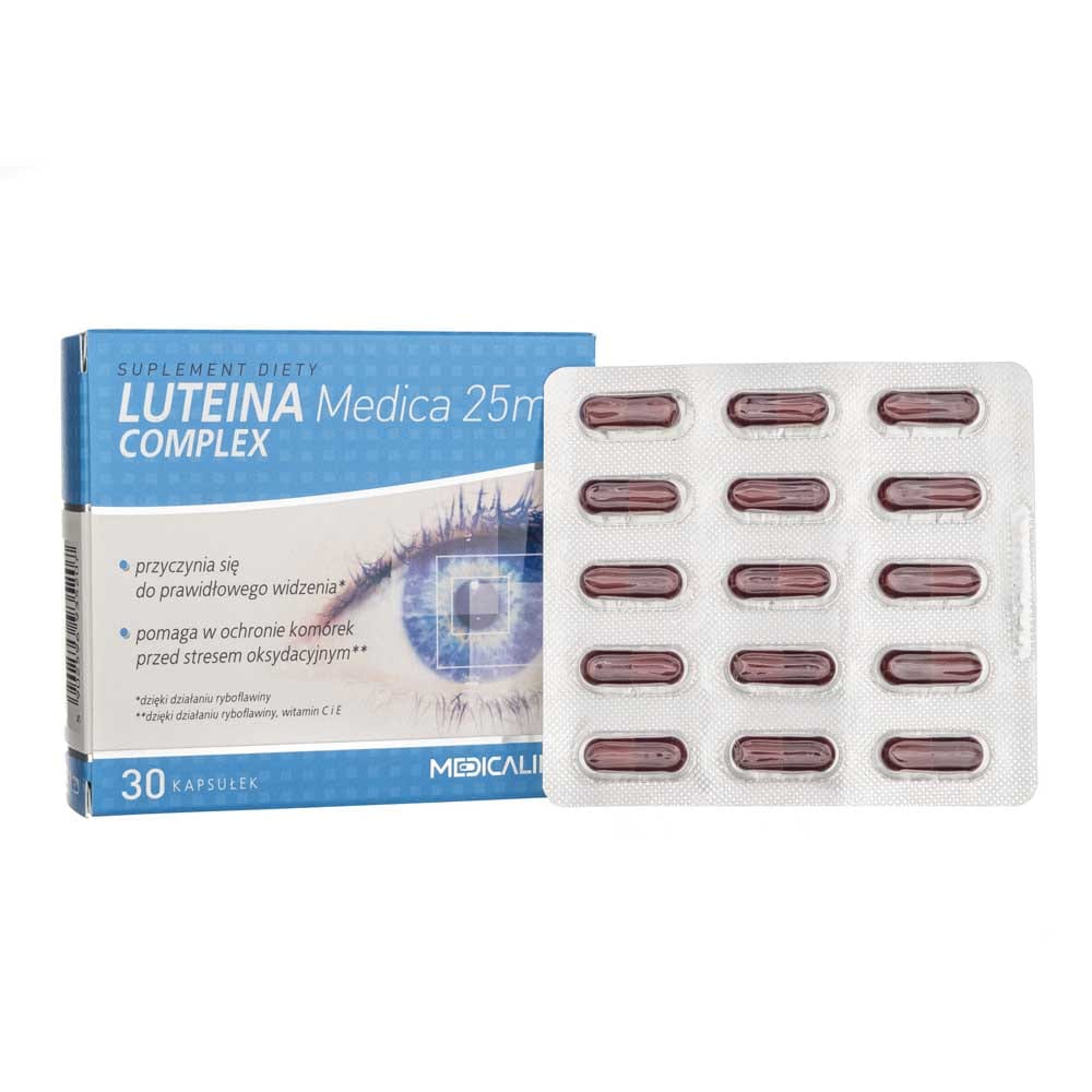 Medica Lutein Complex 25 mg - 30 Capsules